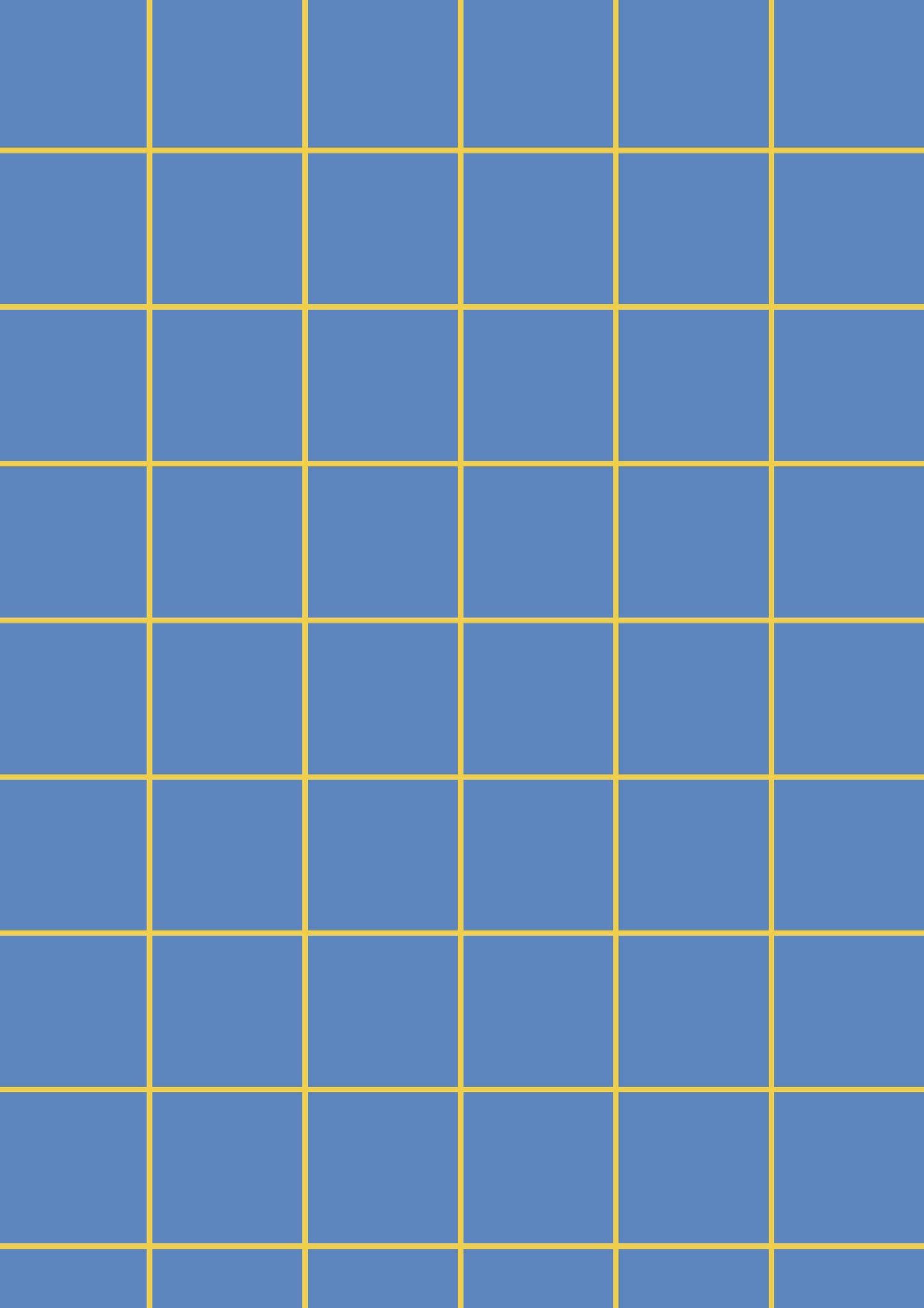 Blue A1 Photography Backdrop with Yellow Grid