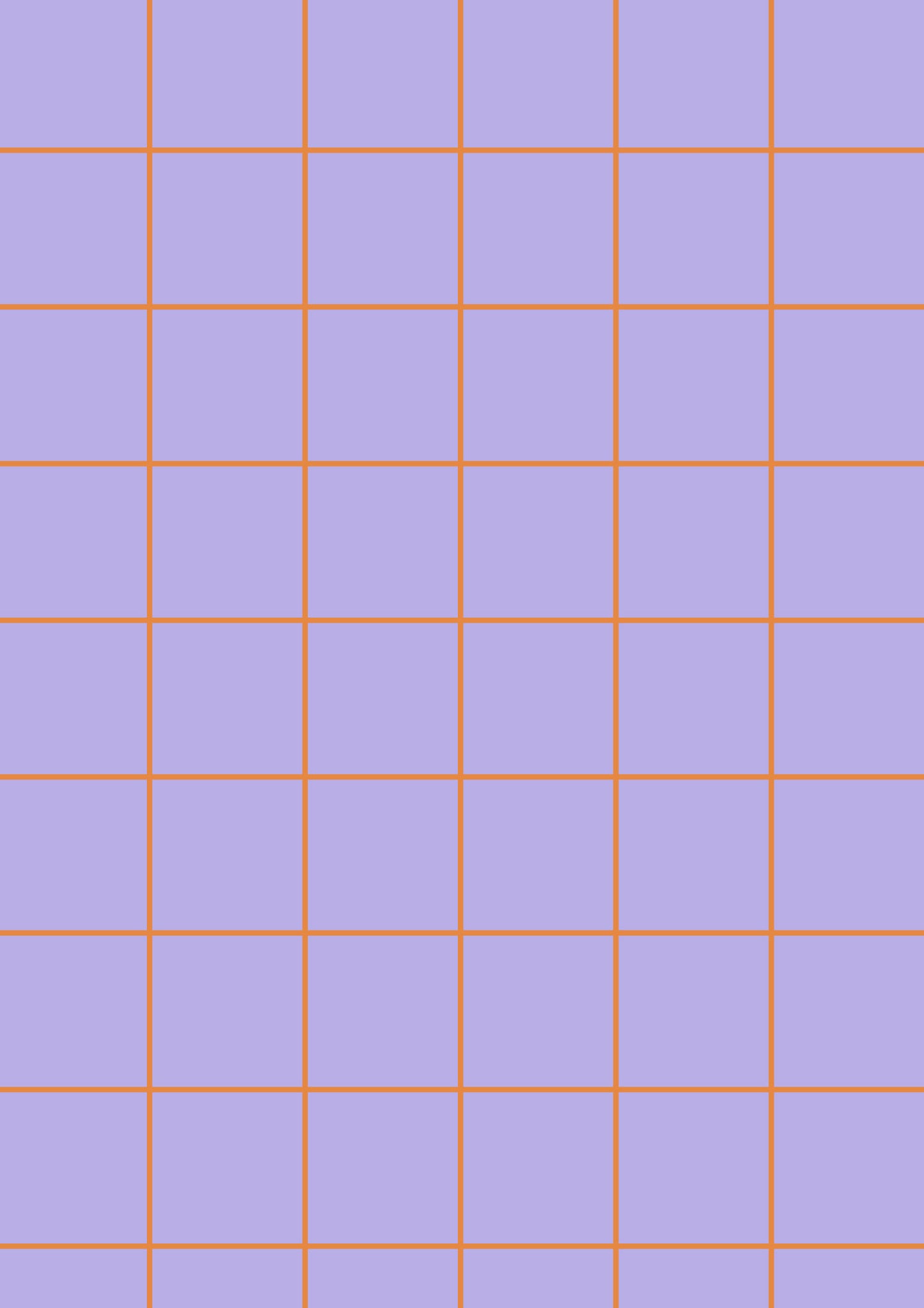 Lilac A1 Photography Backdrop with Orange Grid