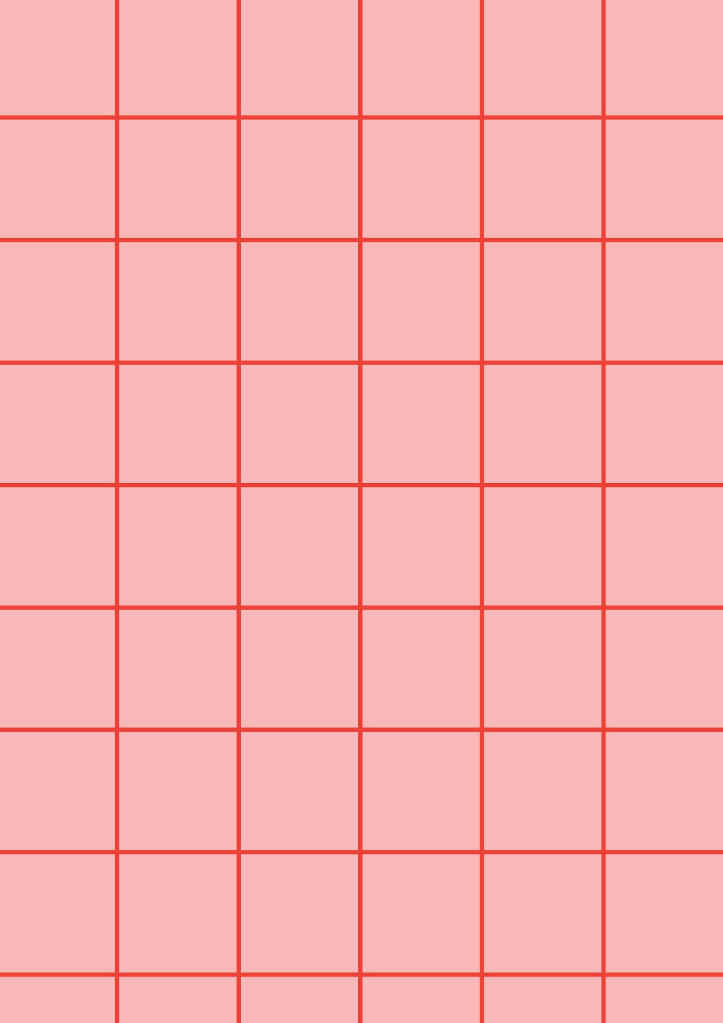 Pastel Pink A1 Photography Backdrop with Red Grid