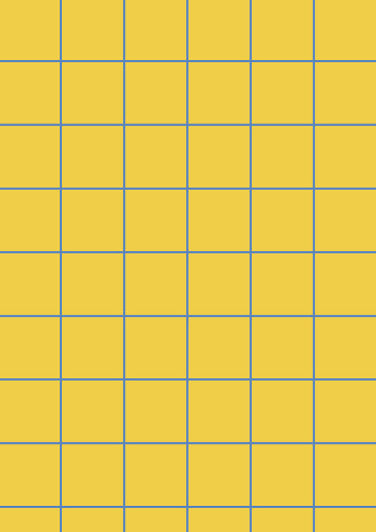 Yellow A1 Photography Backdrop - Blue Grid