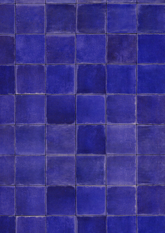 Blue Square Tile A1 Photography Backdrop