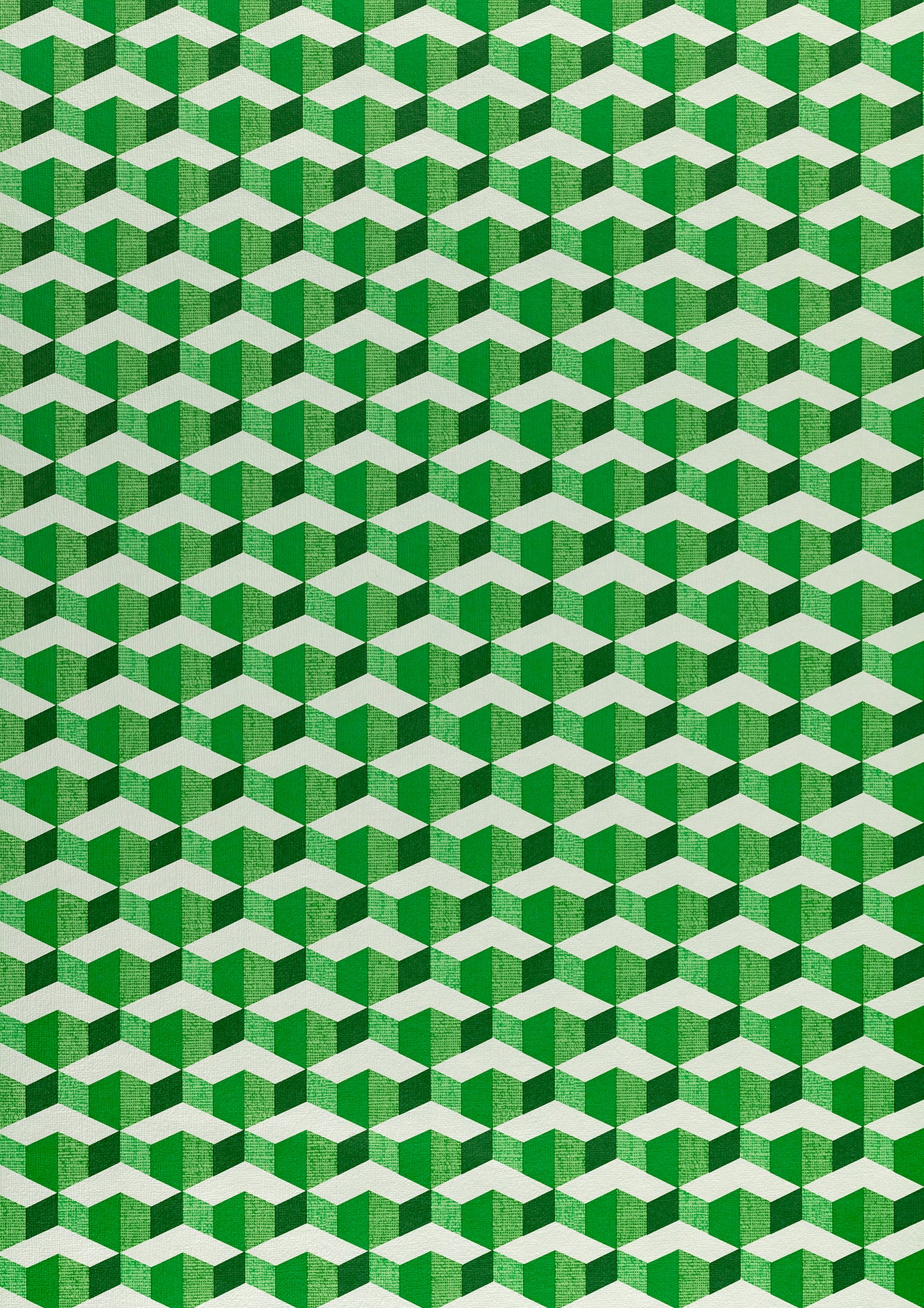 Green A1 Photography Backdrop - Geometric Vintage Wallpaper