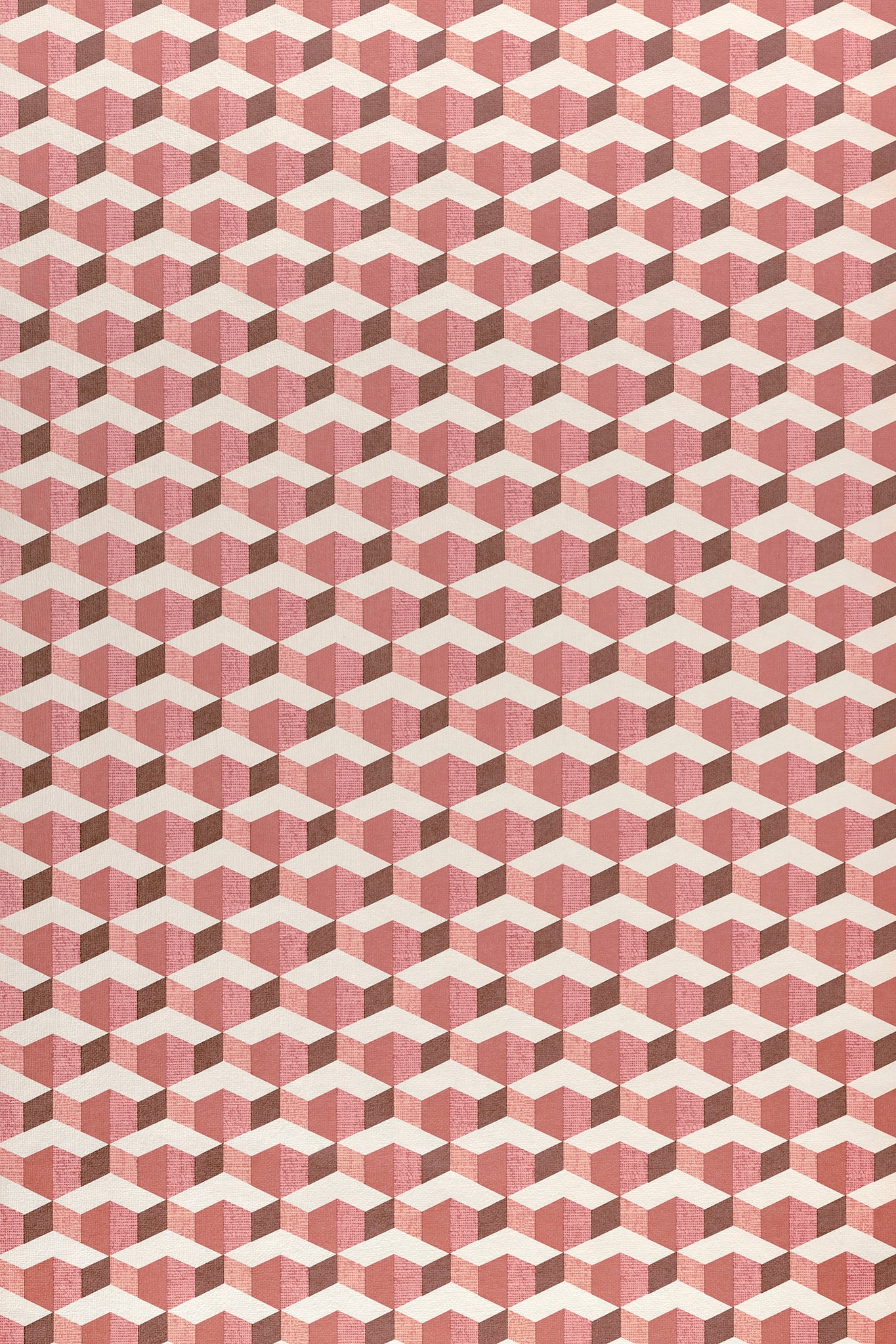 Pastel Pink A1 Photography Backdrop - Geometric Vintage Wallpaper