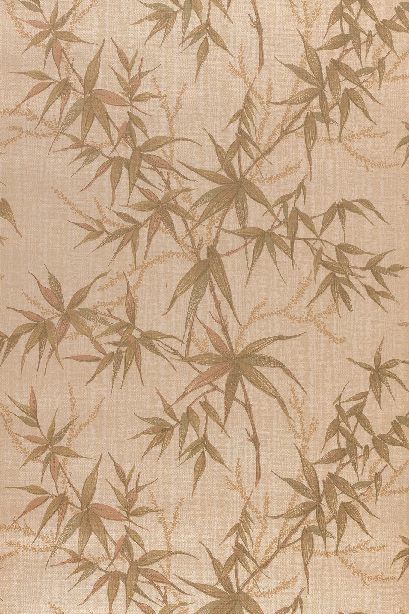 Beige A1 Content Creation Backdrop - Botanical Vintage Wallpaper (59.4 x 84.1 cm)