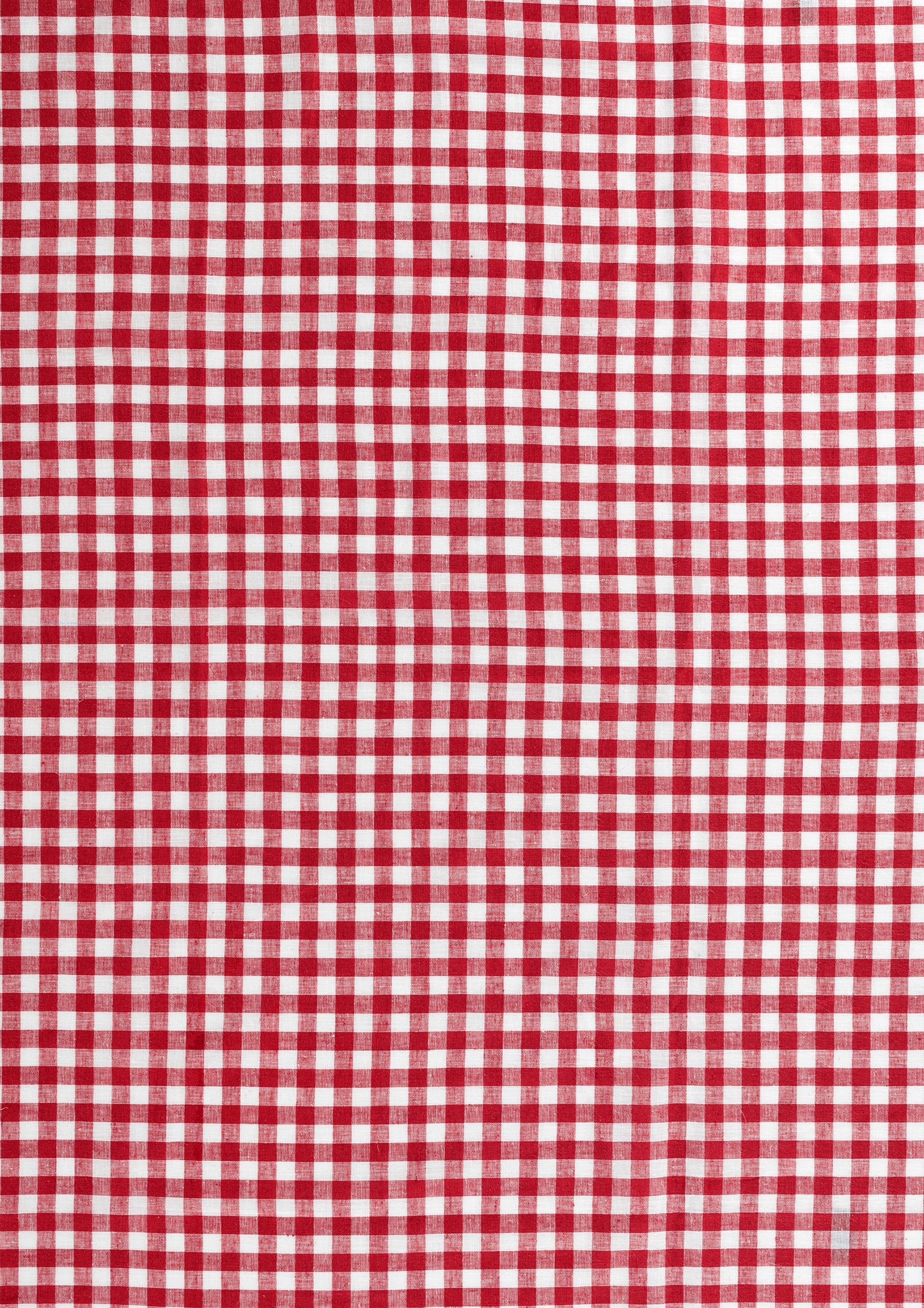 Red and White A1 Photography Backdrop - Gingham Fabric