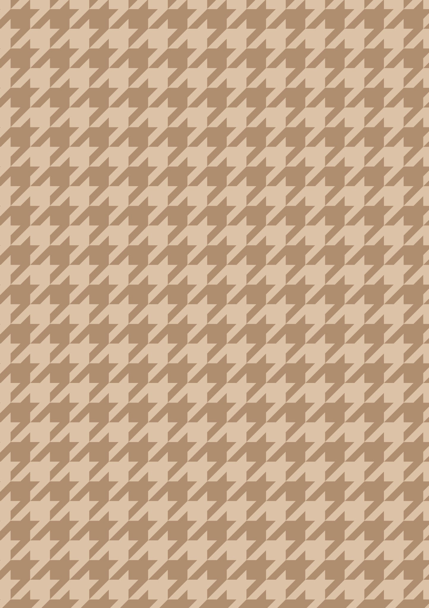 Beige A1 Photography Backdrop - Houndstooth