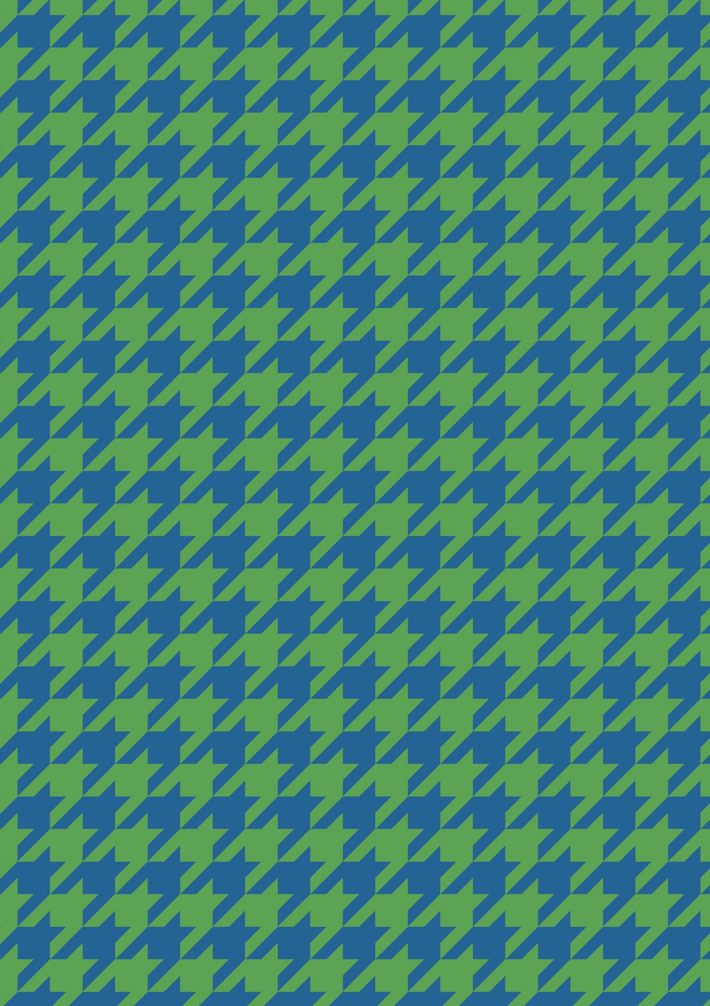 Green and Blue A1 Photography Backdrop - Houndstooth