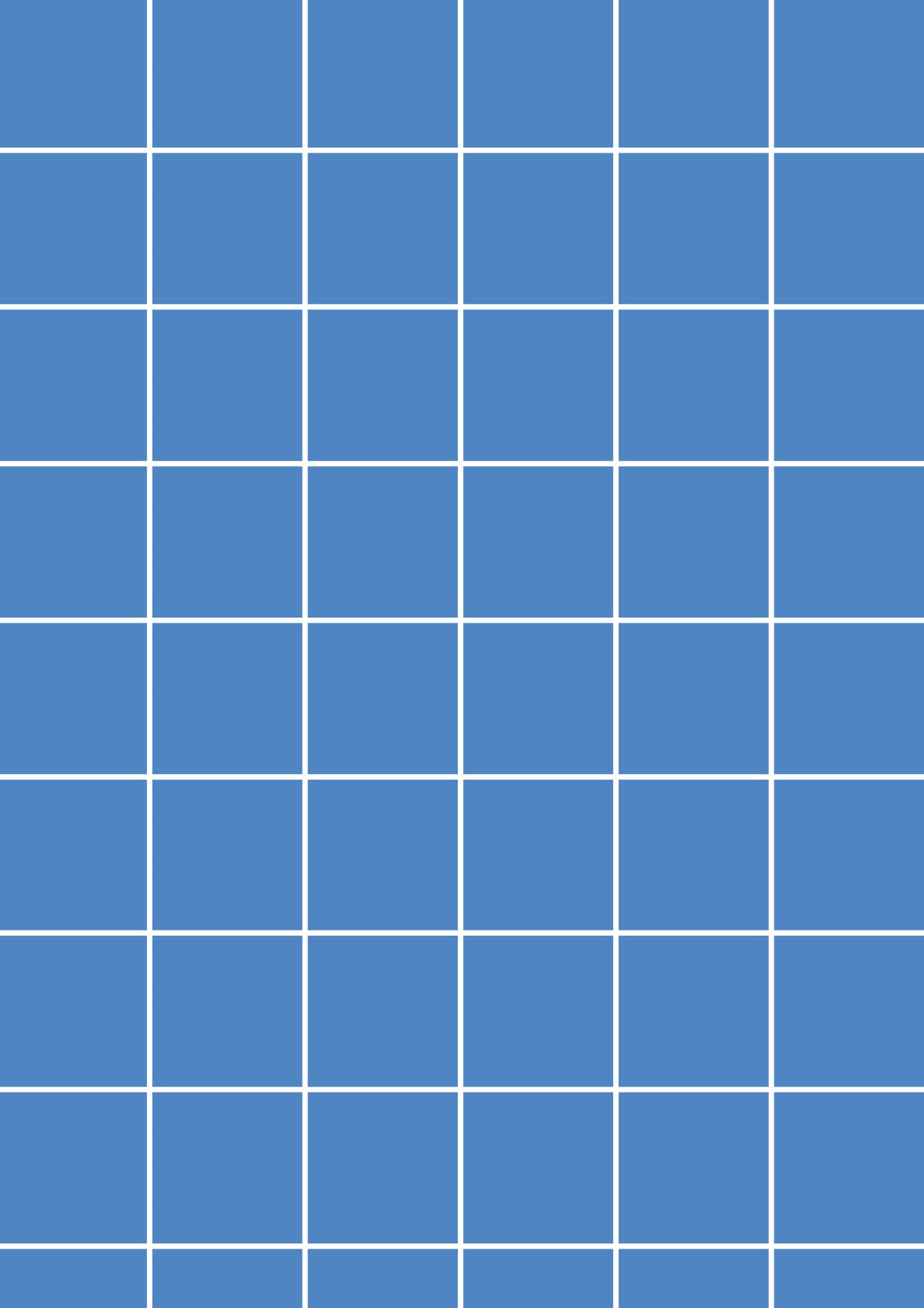 Blue A1 Photography Backdrop - White Grid