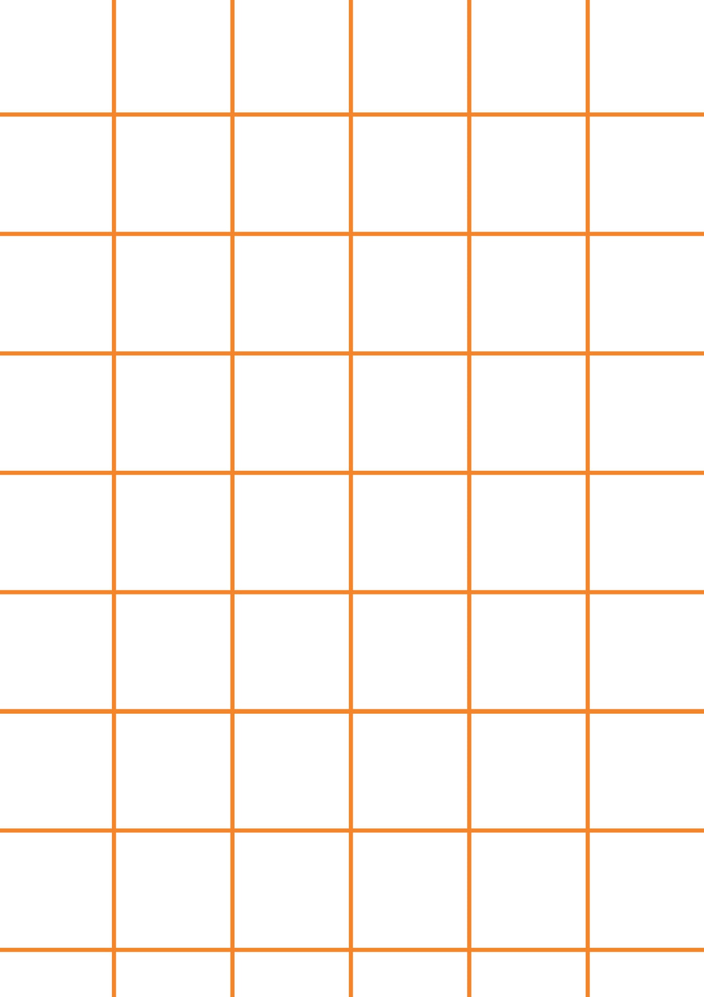 White A1 Photography Backdrop - Orange Grid