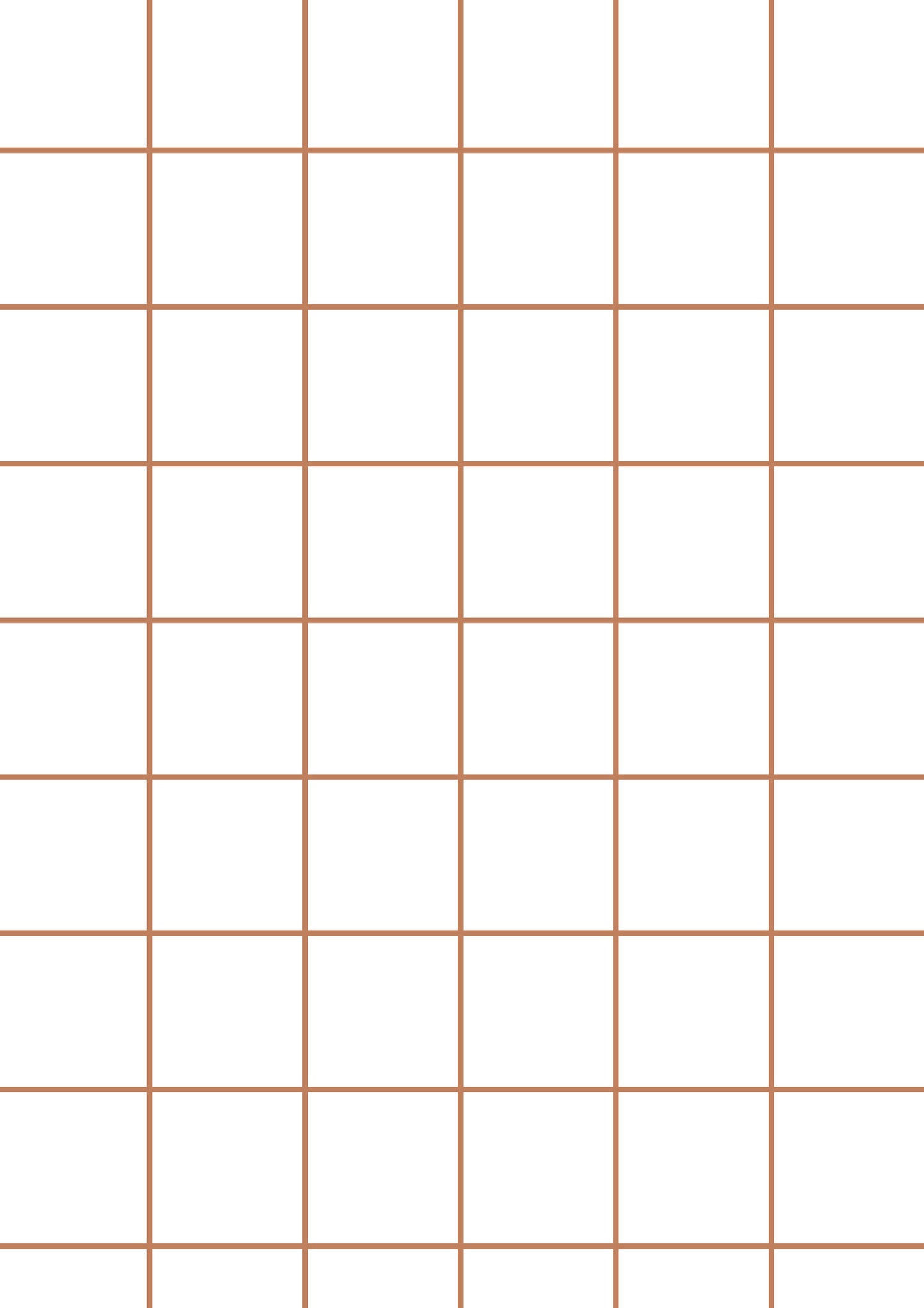 White A1 Photography Backdrop - Terracotta Grid