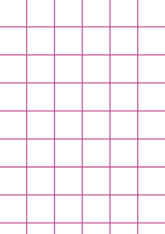 White A1 Photography Backdrop - Magenta Grid